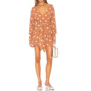 L’Academie mini polka dot dress